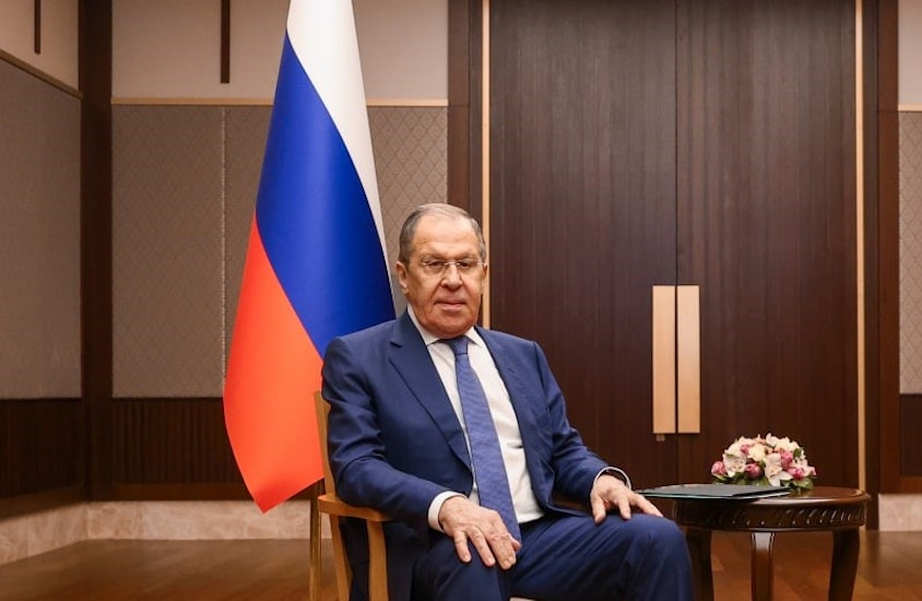 Ministrul rus de externe Serghei Lavrov 