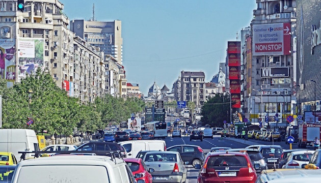 Mașini, trafic București 