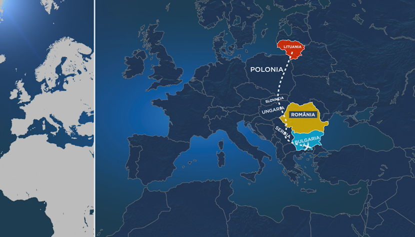Avion neidentificat a trecut prin șase țări NATO