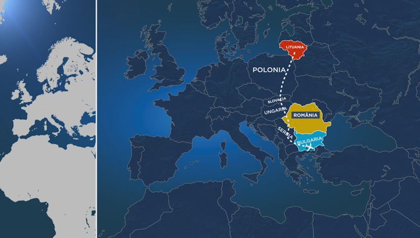 Avion neidentificat a trecut prin șase țări NATO