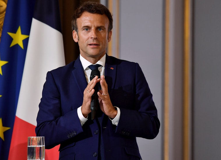 Emmanuel Macron, președinte Franța.