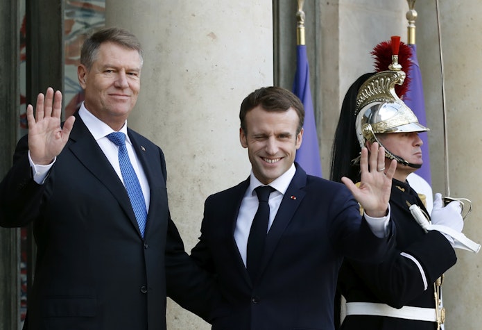 klaus iohannis emmanuel macron