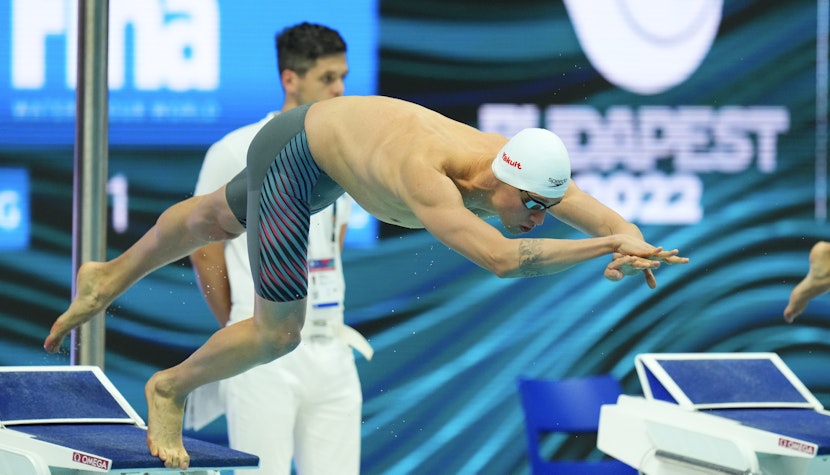 Înotătorul Romanciuk din Ucraina a concurat în finala de 800 metri, Budapesta 2022.