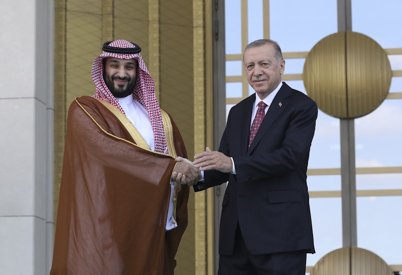 Mohammed bin Salman si Erdogan