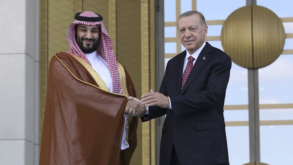 Mohammed bin Salman si Erdogan