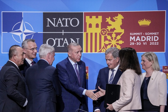 NATO Turcia Finlanda Suedia Erdogan
