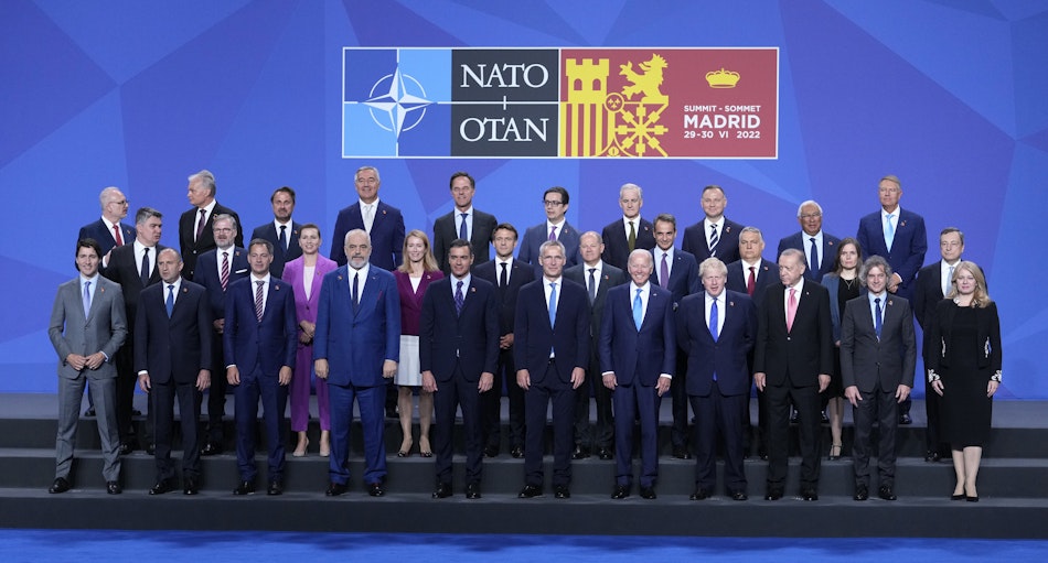 NATO Summit Madrid 2022 Iohannis Biden