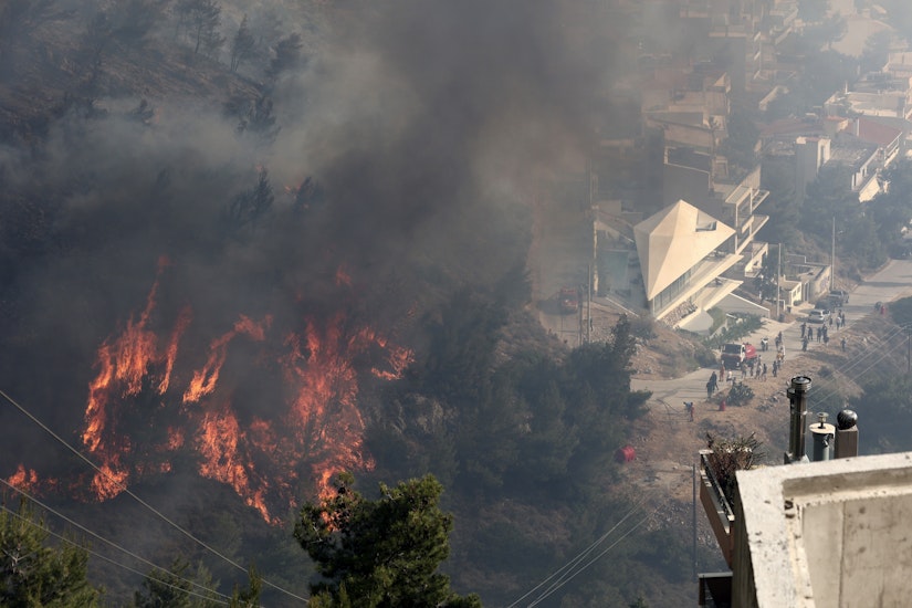 Incendii vegetație Grecia