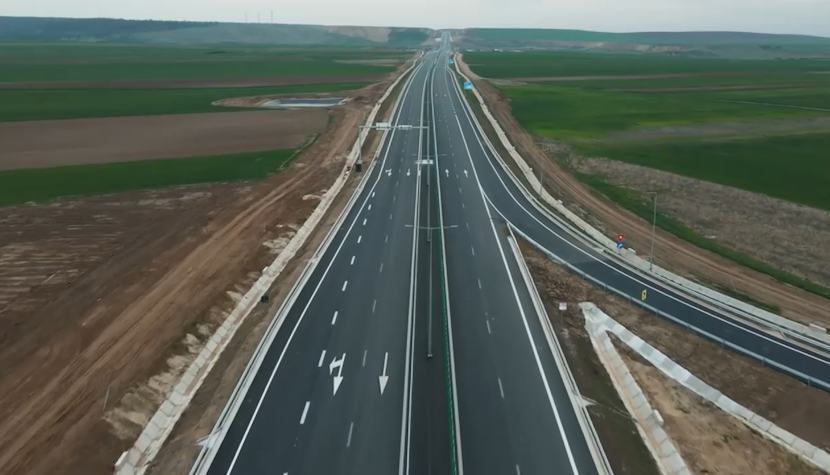 Construcția unei autostrăzi în România