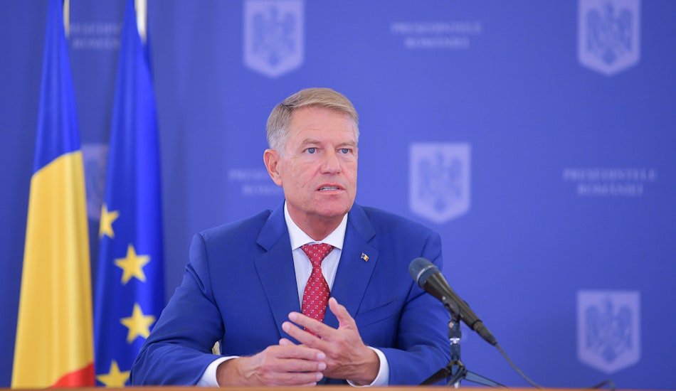 Klaus Iohannis, președintele României.