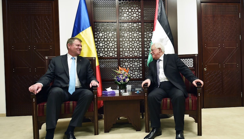Președintele Palestinei vine marți în România Mahmoud Abbas