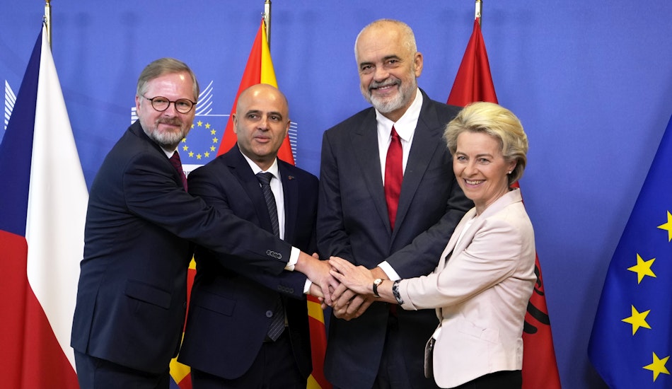 Albania şi Macedonia de Nord, aderare UE 