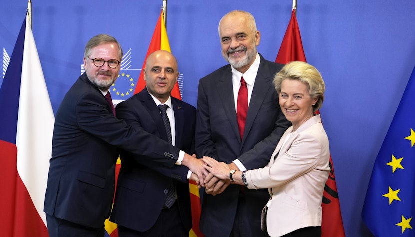 Albania şi Macedonia de Nord, aderare UE 