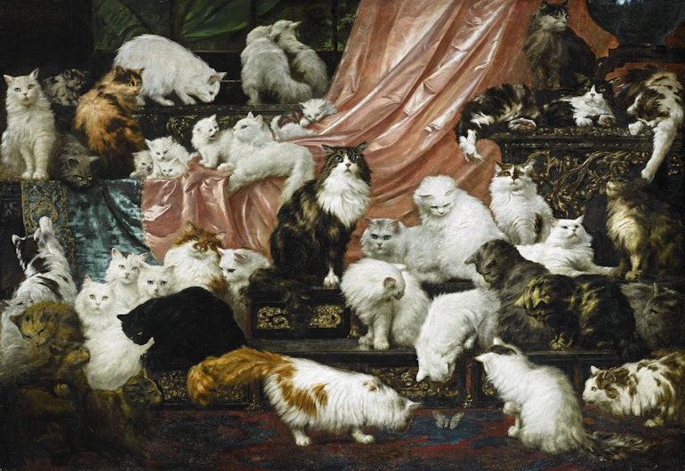 „Iubiții soției mele”, realizat de artistul austriac Carl Kahler