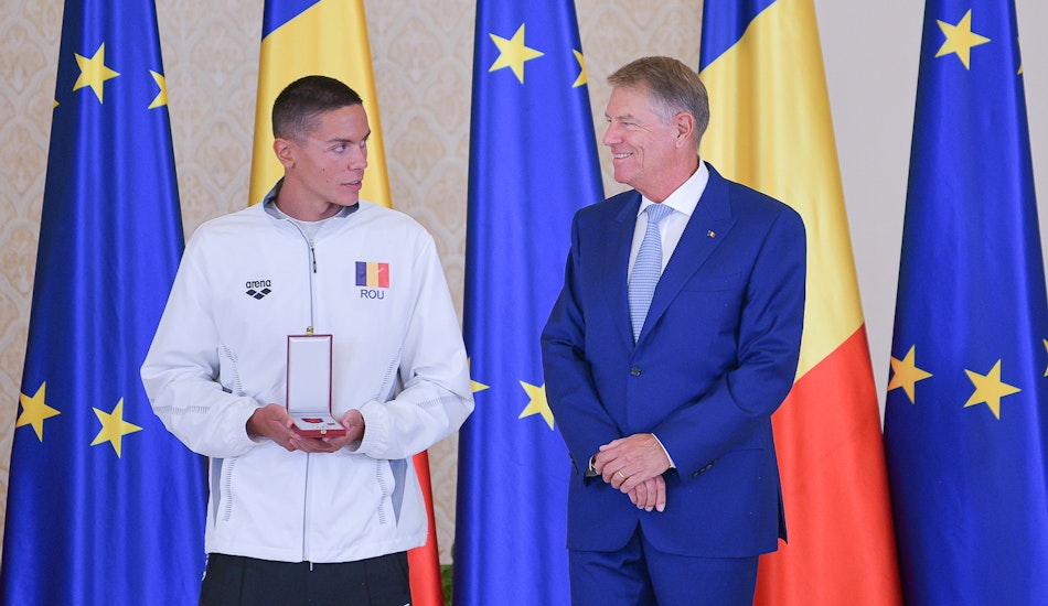 Înotătorul a primit Ordinul ”Steaua României”