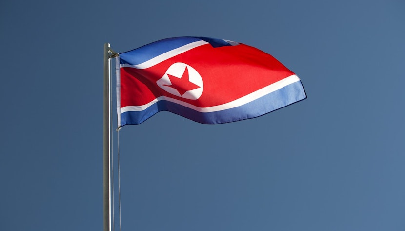Coreea de Nord, steag