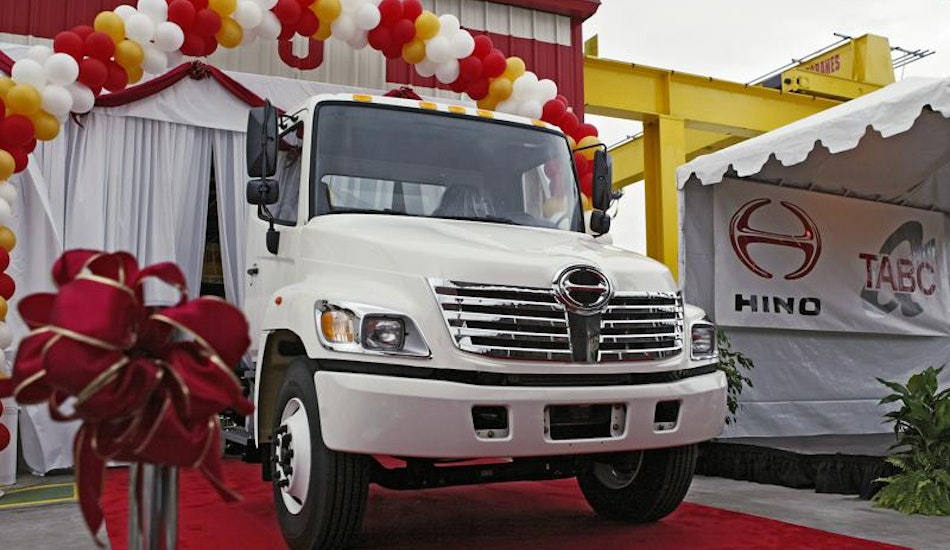 Un model de camion Hino vândut pe piața din SUA