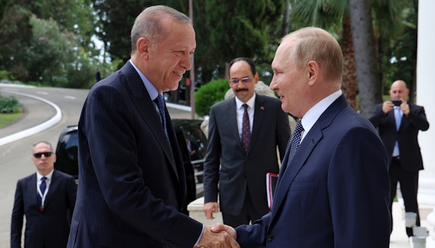 Putin și Erdogan.