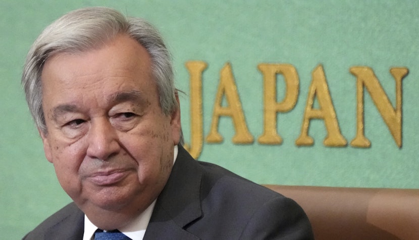 Antonio Guterres, secretarul general al ONU Antonio Guterres, secretarul general al ONU, vizita în Japonia