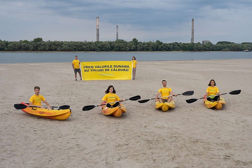 protest caiace Dunăre