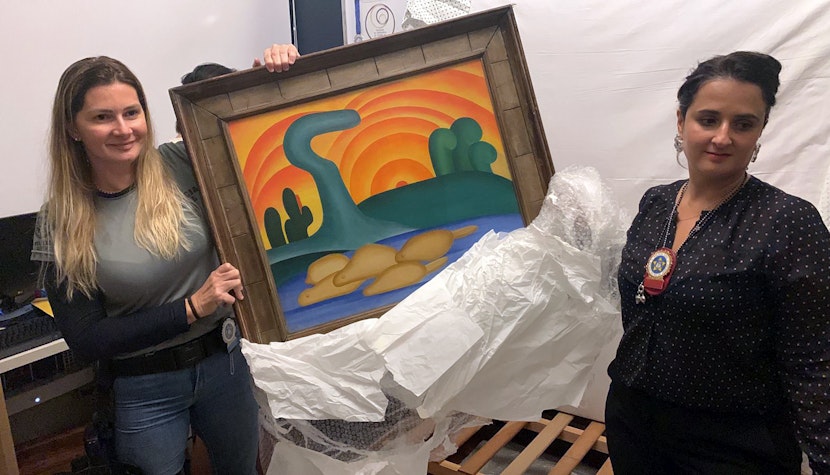 „Sol Poente” de Tarsila do Amaral s-a numărat printre tablourile furate