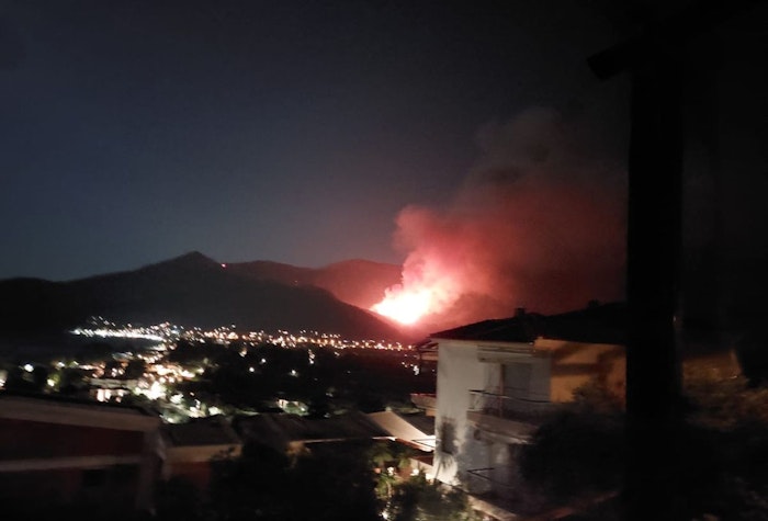 Potamia Thassos, incendiu Grecia