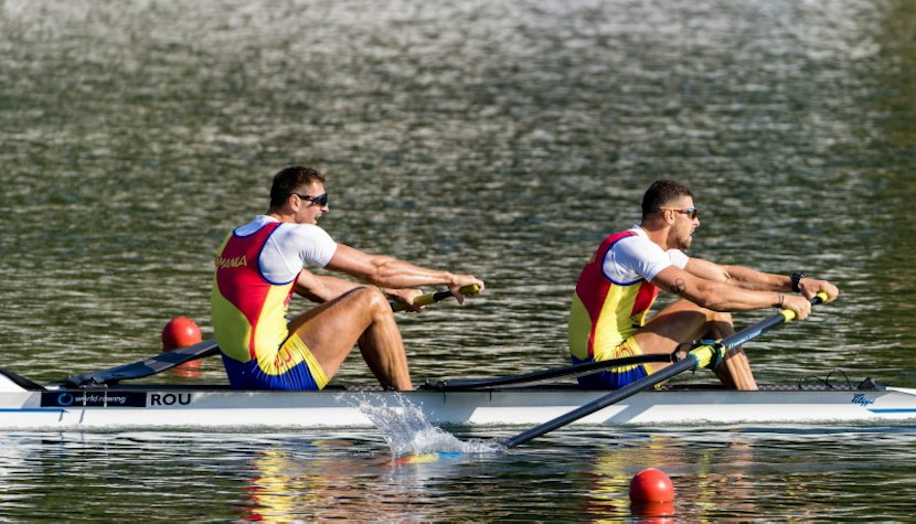 Canotorii români Marius Cozmiuc şi Sergiu Bejan au cucerit medaliile de aur Canotorii români Marius Cozmiuc şi Sergiu Bejan