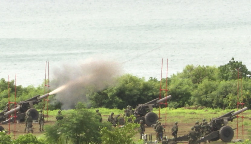 China a început noi exerciții militare în jurul Taiwanului China exercitii militare