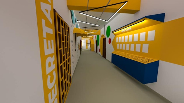 scoala renovata ca afara  ialomita