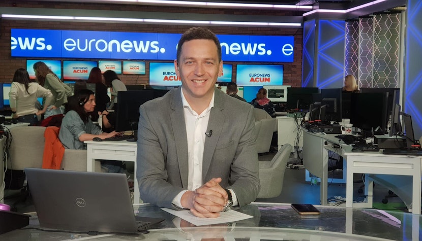 Vitalie Cojocari este unul dintre cei mai experimentați jurnaliști Euronews România. Vitalie Cojocari