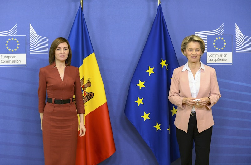 Maia Sandu  Ursula von der Leyen