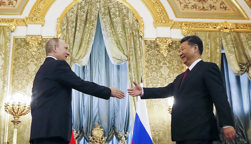 Vladimir Putin și Xi Jinping Vladimir Putin Xi Jinping