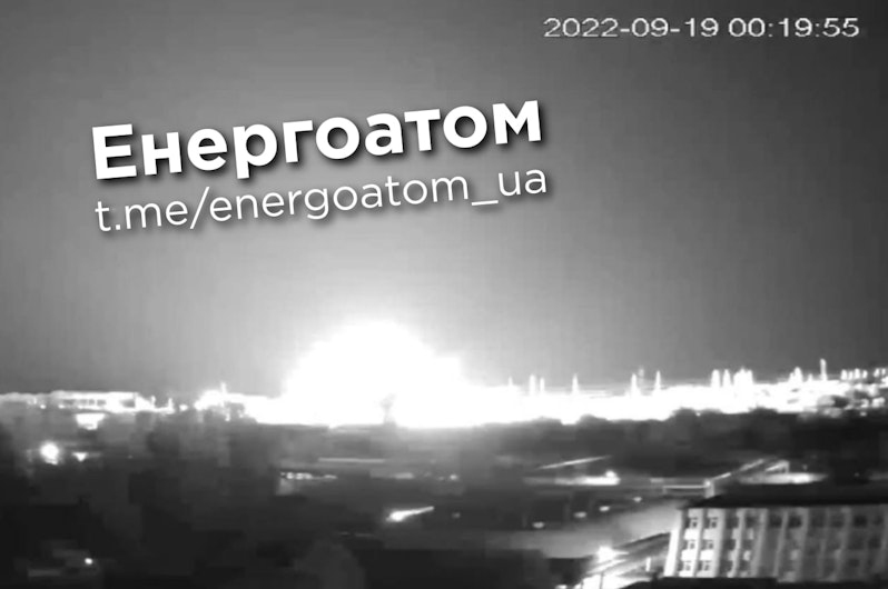 Agenția ucraineană Energoatom a publicat imagini din timpul exploziilor