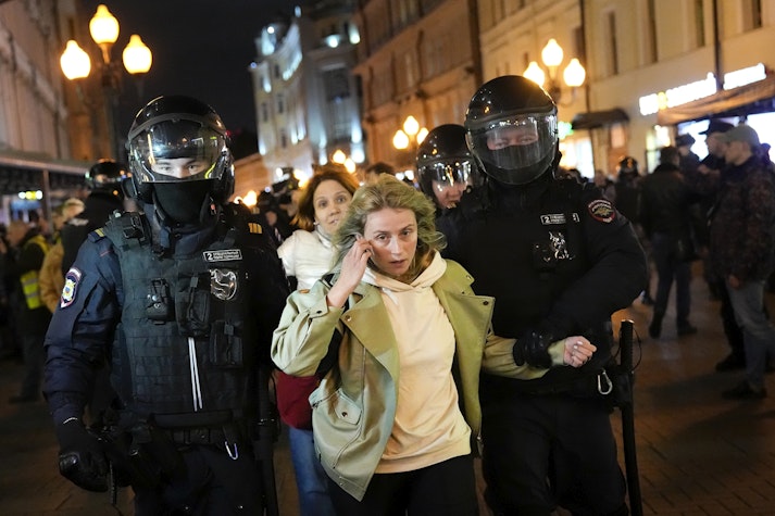 Protest Rusia.