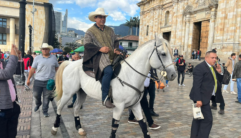 Un senator columbian a intrat pe cal în Congres, pentru a verifica dacă legislativul este într-adevăr 'pet-friendly' cal