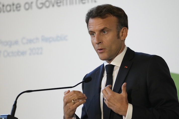 Președintele Franței, Emmanuel Macron