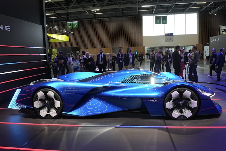 Conceptul Renault Alpine H2 are motor pe bază de hidrogen