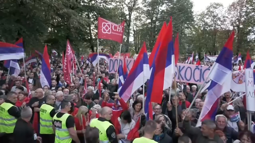 protest bosnia