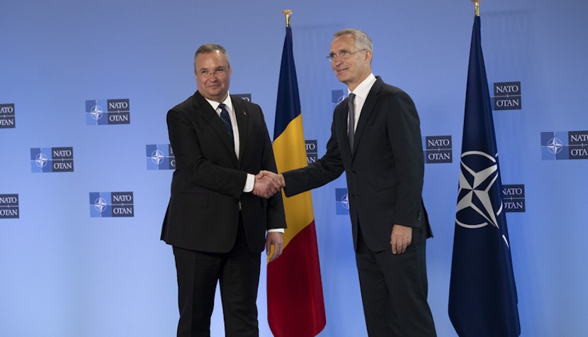 Nicolae Ciucă și Jens Stoltenberg