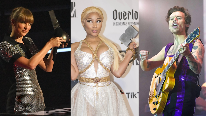 mtv ema harry styles taylor swift nicky minaj