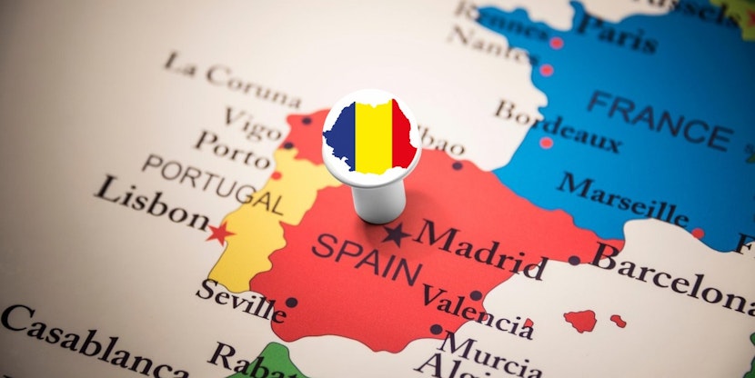 romania spania