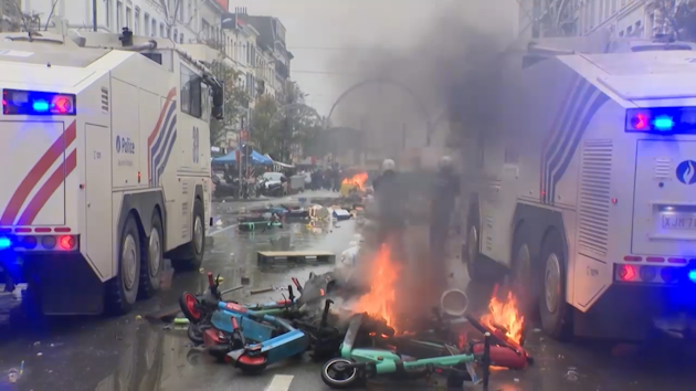protest belgia
