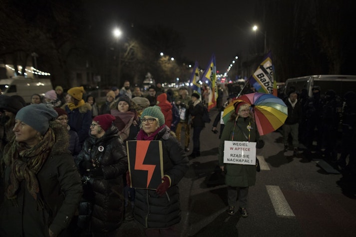 protest polonia