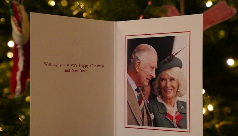 Regele Charles şi Camilla publică felicitarea de Crăciun din acest an Regele Charles şi Camilla