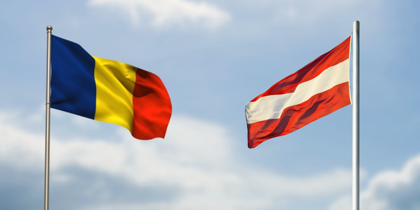 austria romania steaguri