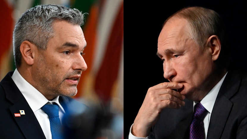 Karl Nehammer Vladimir Putin
