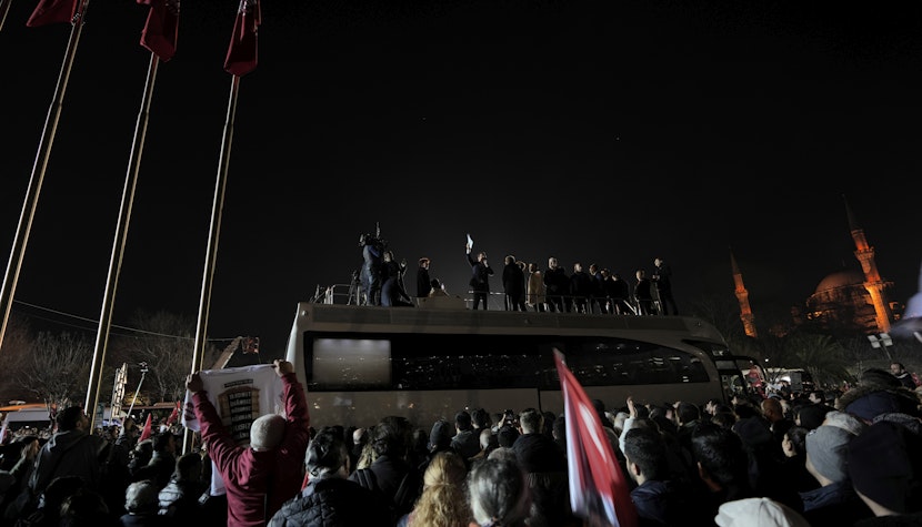 Proteste la Istanbul după condamnarea primarului Ekrem Imamoglu istanbul
