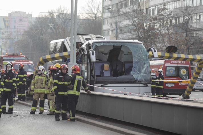 Accident grav la Pasajul Unirii.
