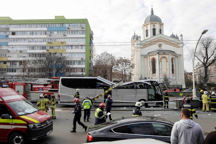 Accident grav la Pasajul Unirii.