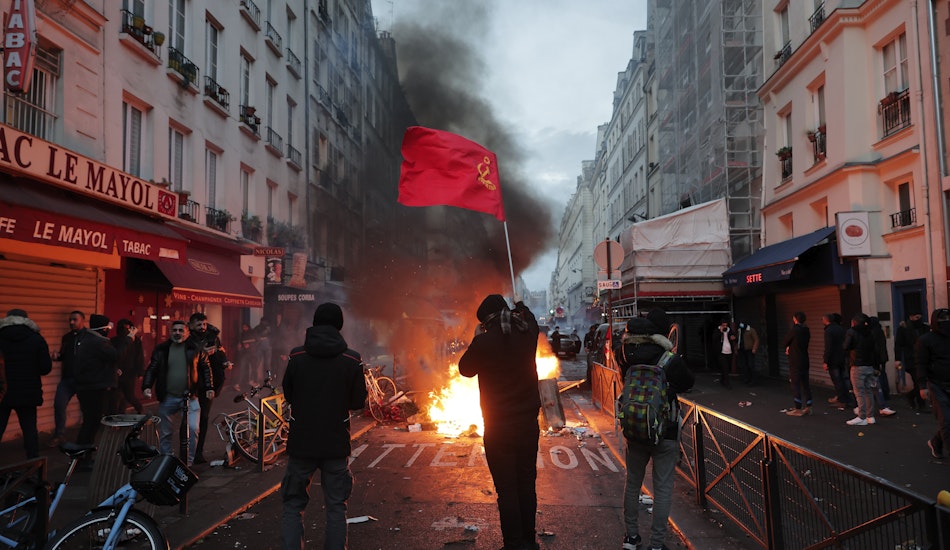 Protestatari kurzi, pe străzile din Paris